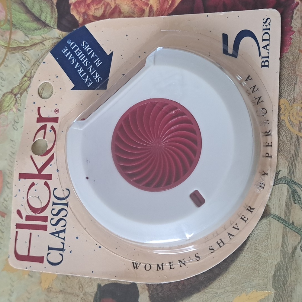 New Vintage New Old Stock Flicker Women's Shaver 5 Blade Razor 1994 USA